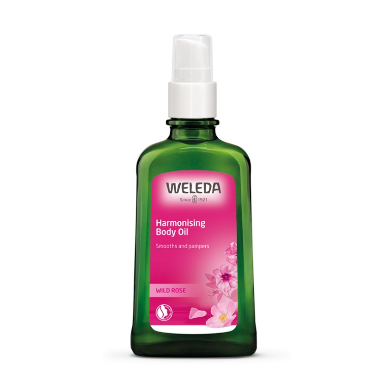 Weleda Harmonising Body Oil 100ml, Wild Rose {Intensely Enriching Moisture with Rose Oil}