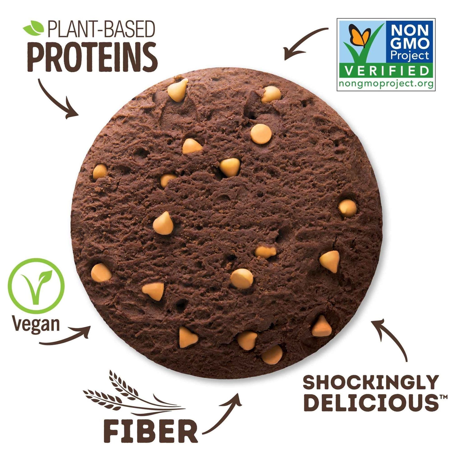 Lenny & Larry's The Complete Cookie, Single Cookie 113g Or A Box Of 12 Cookies, Salted Caramel Flavour Vegan