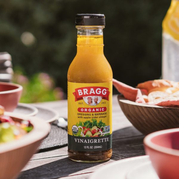 Bragg Salad Dressing & Marinade Vinaigrette 354ml, Certified Organic Health Nuts Australia Bragg Salad Dressing & Marinade Vinaigrette 354ml, Certified Organic Health Nuts Australia