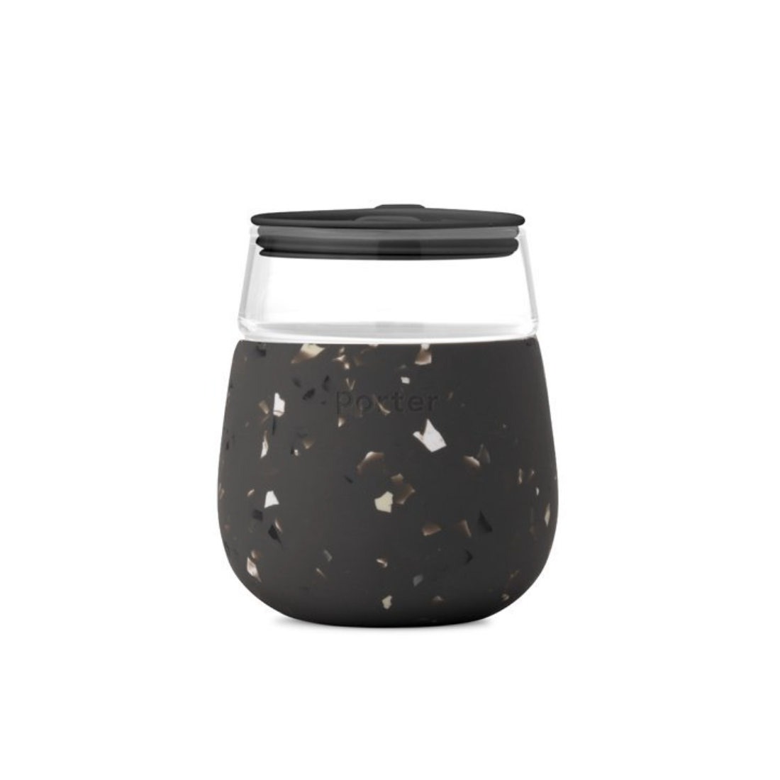 W&P Porter Glass Tumbler 444ml, Charcoal Terrazzo – Health Nuts