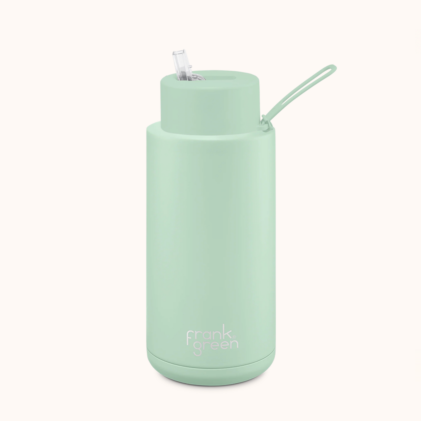 Frank Green Ceramic Reusable Bottle 34oz, Mint Gelato
