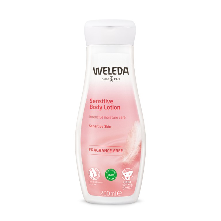 Weleda Sensitive Body Lotion  Fragrance Free 200mL, Intensive Moisture Care