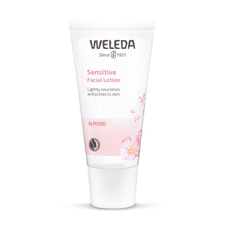 Weleda Sensitive Almond Facial Lotion 30mL, Day & Night Care