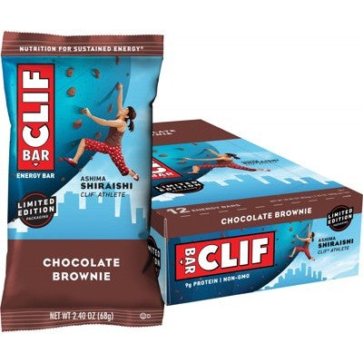 Clif Energy Bar, Chocolate Brownie Single Bar (68g) Or A Box Of 12 Bars
