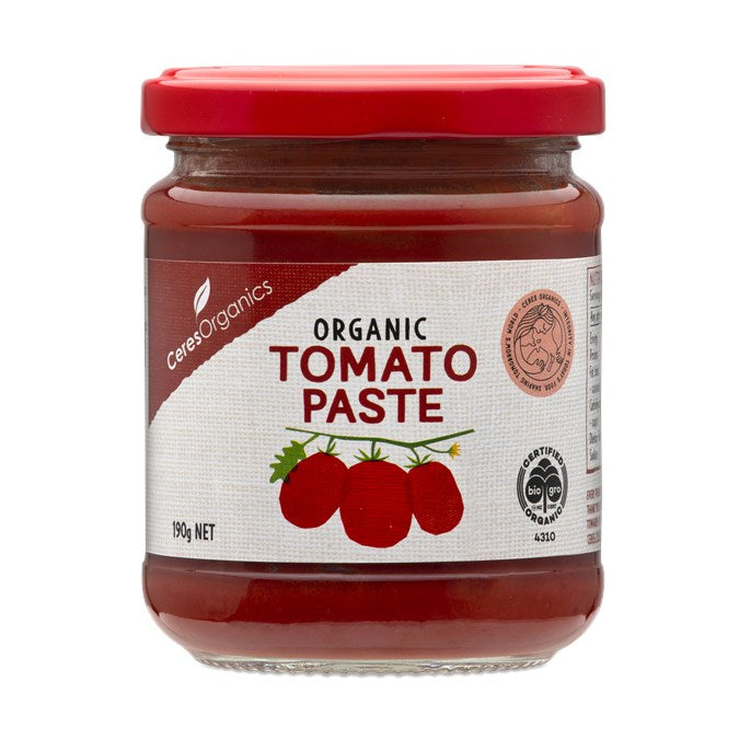 Ceres Organics Organic Tomato Paste 190g, Fair Trade