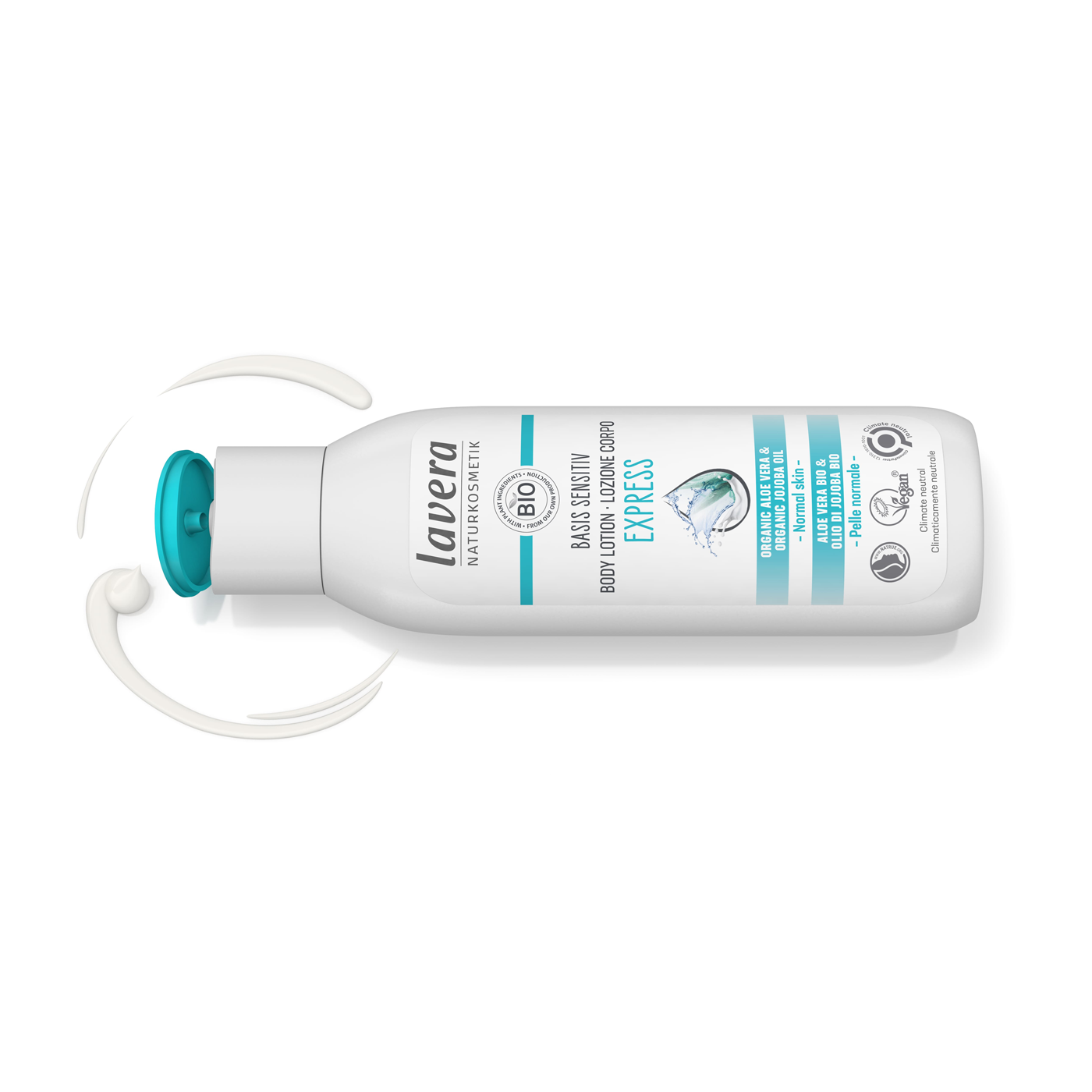 Lavera Basis Sensitiv Express Body Lotion 250mL, For Fast Absorbing & Long Lasting