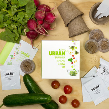 Urban Greens Grow Kit 10x10cm, Summer Salad