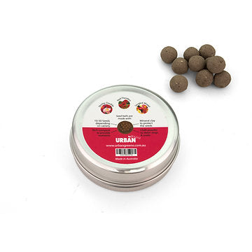 Urban Greens Seed Balls (For Planting) Field Of Poppies (24 Per Tin)