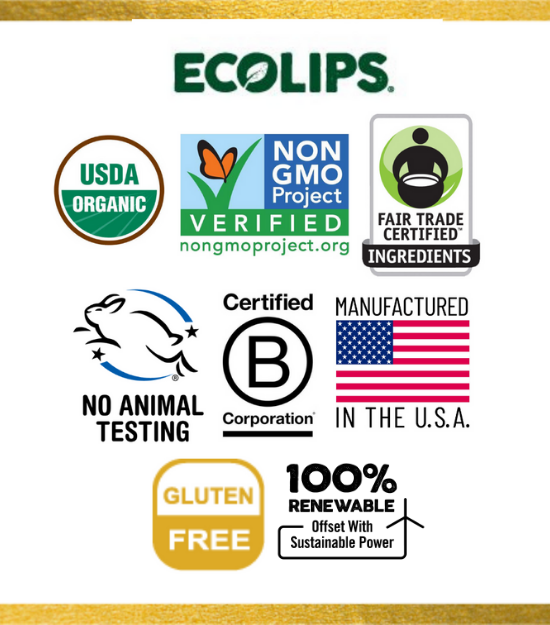 Eco Lips Lip Balm Mongo Kiss (Super Size) 7g, Blood Orange Flavour