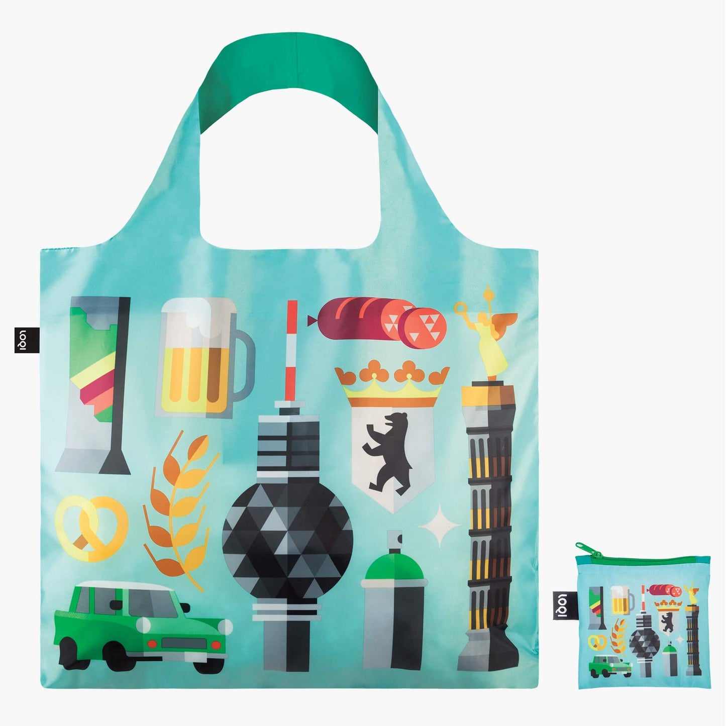 Loqi Shopping Bag, Berlin by Alex Trochut