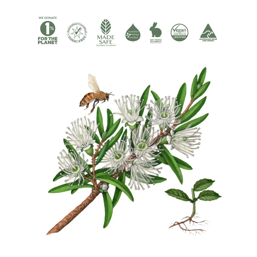 Koala Eco Natural Hand and Surface Spray 125ml, Rosalina & Peppermint