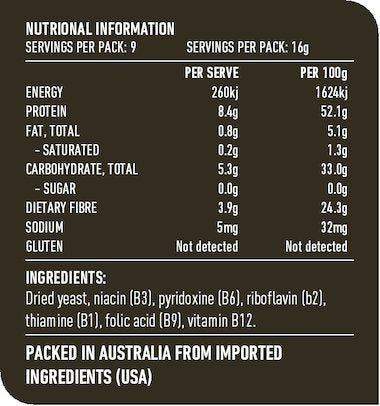 Lotus Savoury Yeast Flakes 145g, Convenient Refill Shaker