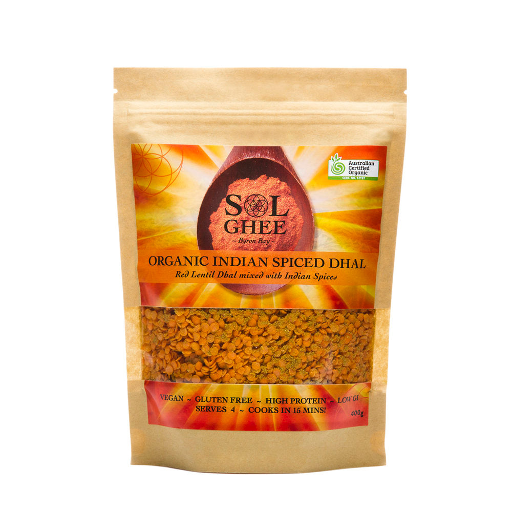 Sol Organics Masoor Dhal Red Lentil Mix 400g
