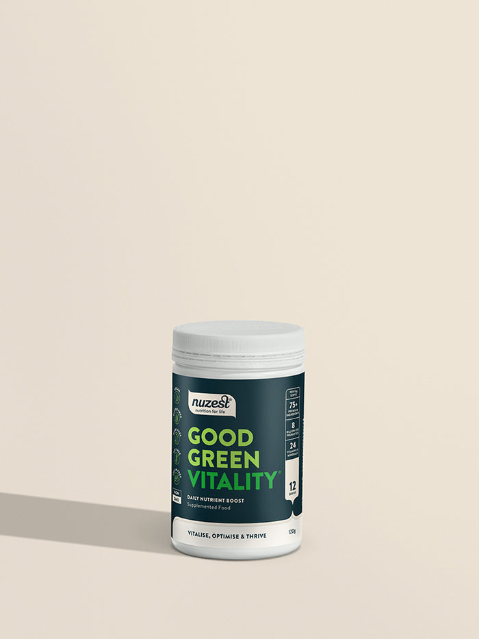 Nuzest Good Green Vitality 120g, 300g Or 750g, A Dense Blend Of Greens