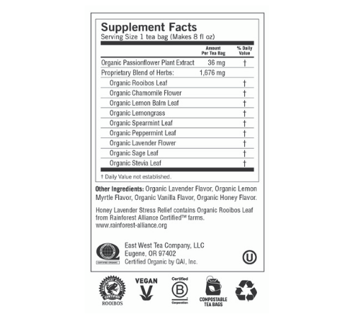Yogi Tea Herbal Tea, Honey Lavender Stress Relief 16 Bags