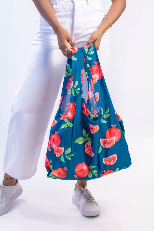 Kind Bag Medium Size, Pomegranate Pattern