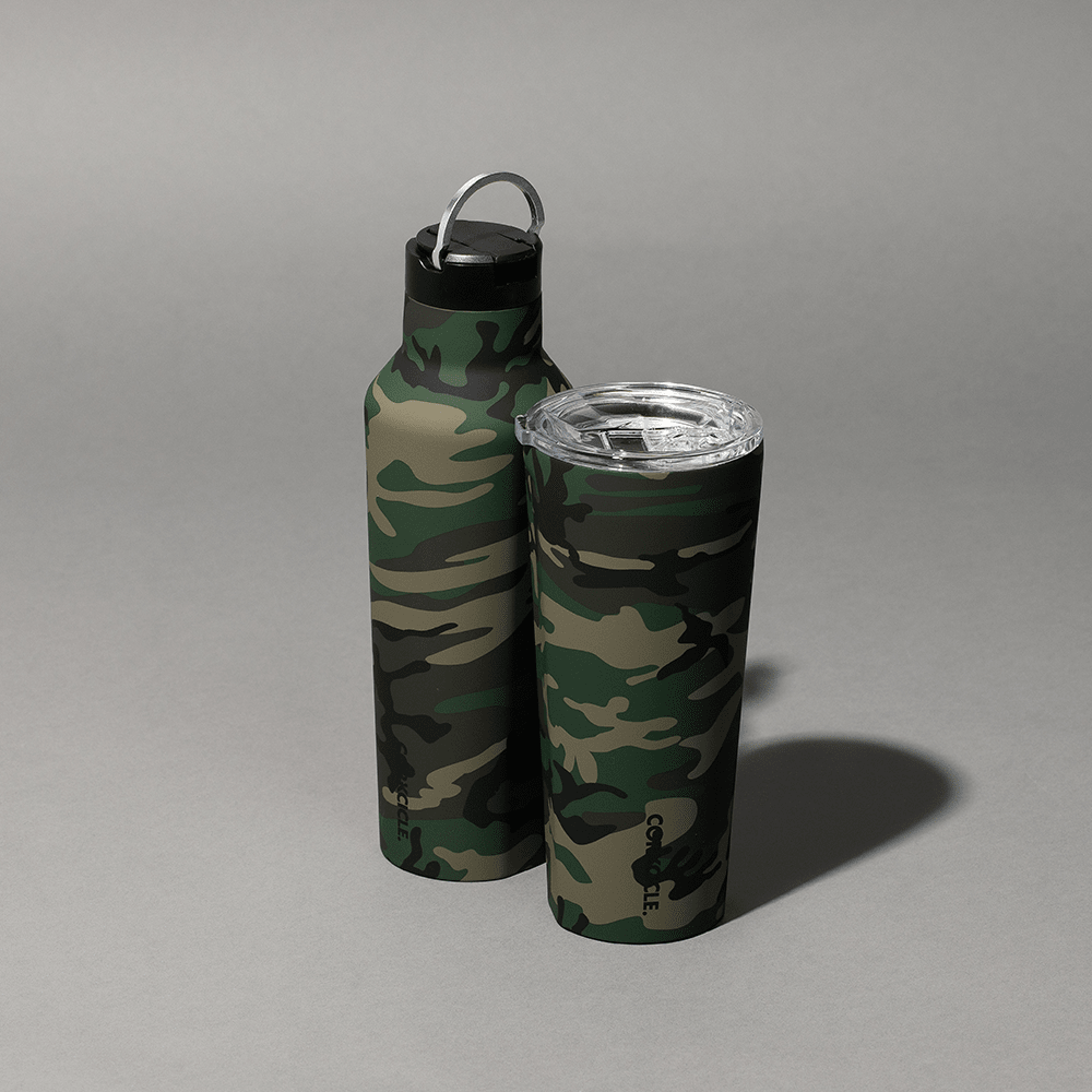 Corkcicle Classic Collection, Sport Canteen 600ml, Woodland Camo