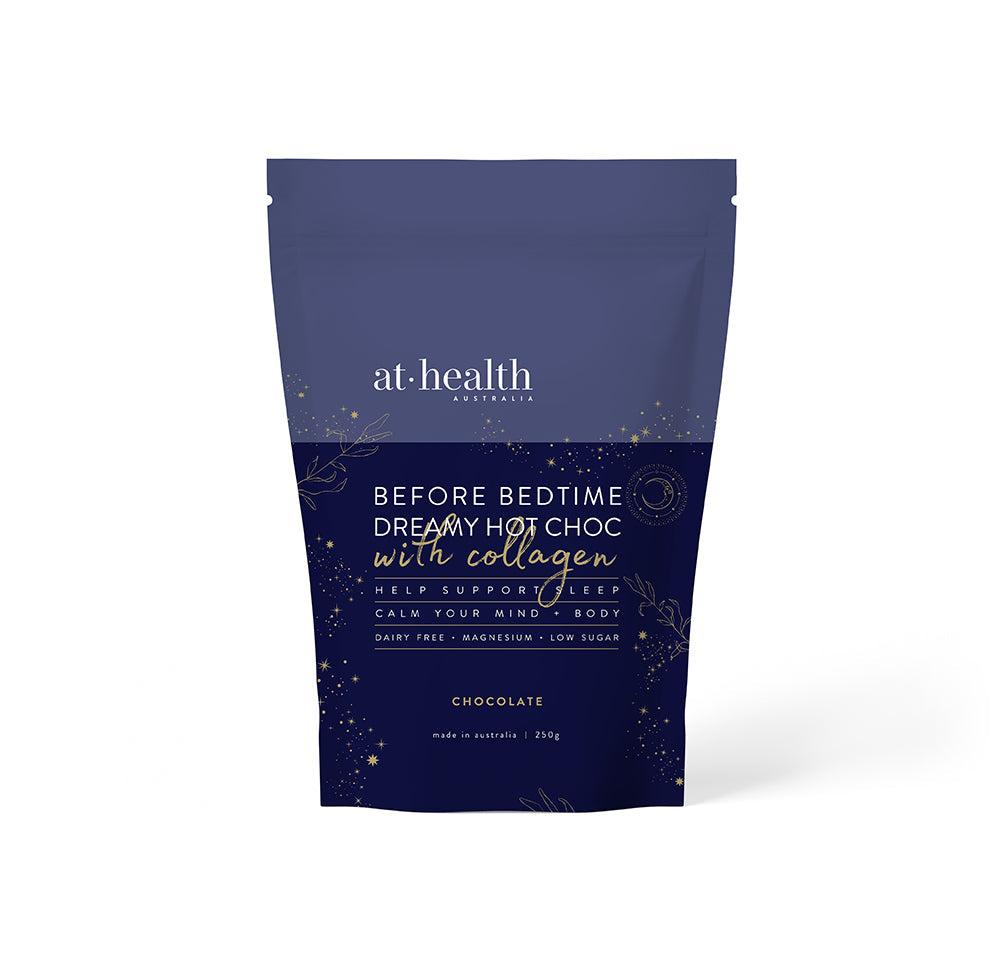 At Health Before Bedtime Dreamy Hot Chocolate With Collagen 250g, Calm Your Mind & Sleep Well