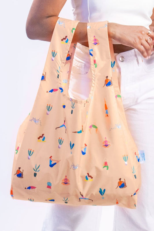 Kind Bag Medium Size, Yoga Girls Pattern