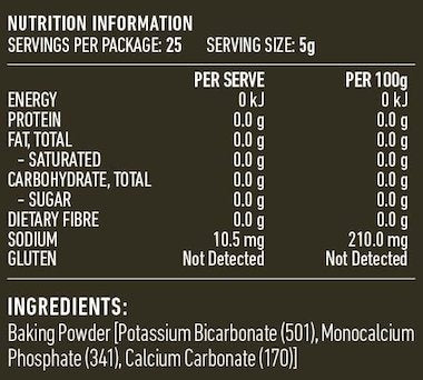 Lotus Baking Powder 125g, Gluten Free