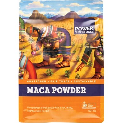 Power Super Foods Certified Organic Maca Powder 250g, 500g Or 1kg, Certified Organic