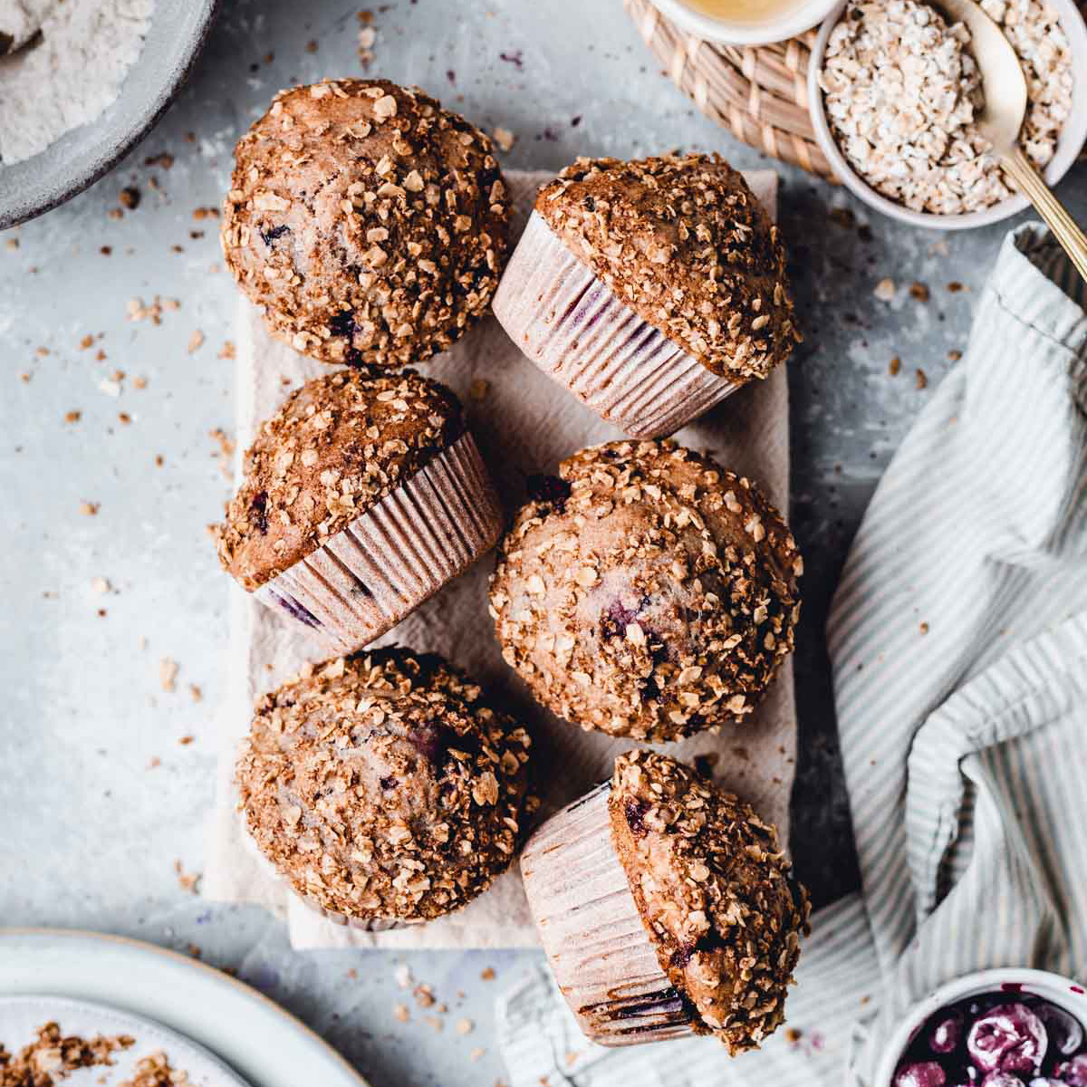 Organic Mixed Fresh Muffins, Gluten Free & Refined Sugar Free