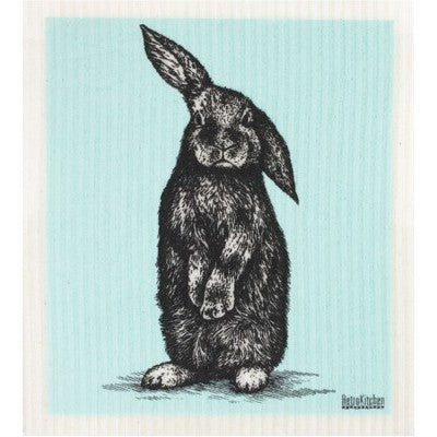 Retro Kitchen 100% Biodegradable Dishcloth Rabbit