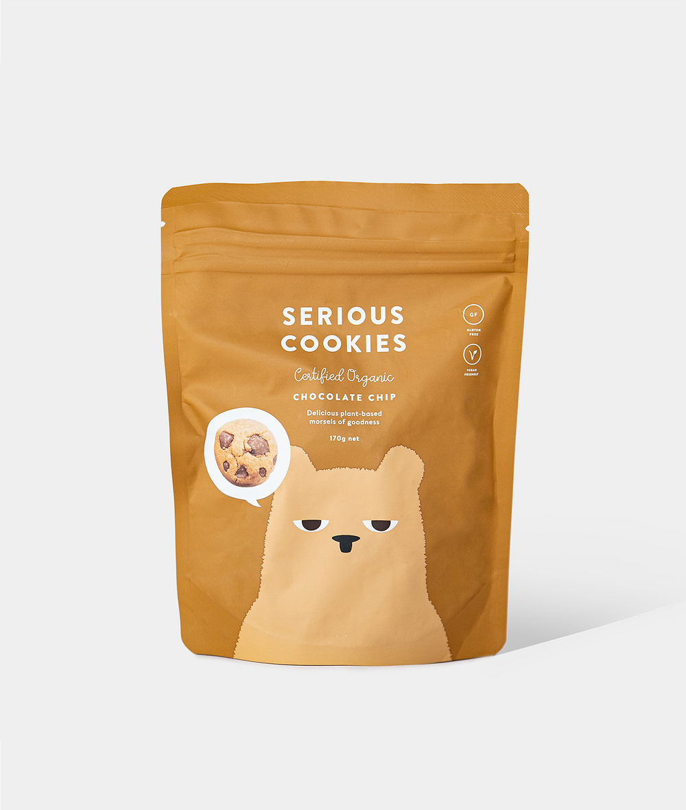 Serious Food Co. Cookies 170g, Chocolate Chip Flavour