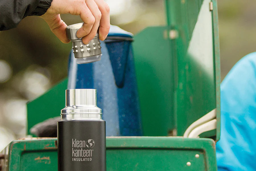 Klean Kanteen TKPro With Stainless Steel Cup 33oz (1000ml), Insulated (38 Hrs Hot, 100 Hrs Iced)