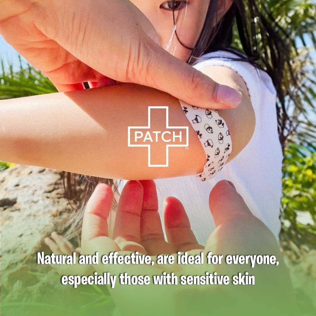 PATCH Adhesive Bandages With Coconut Oil 100 Pack, For Sensitive Skin