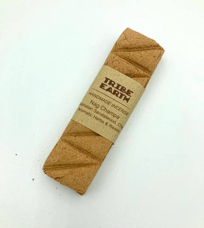 Tribe Earth Nag Champa Incense Plank | 10 Triangles Per Plank, With West Australian Sandalwood, Champa Flowers & Fragipa