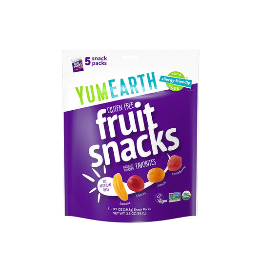 Yum Earth Organic Fruit Snacks (99.2g), Contains 5 Snack Packs