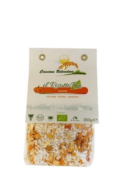 Cascina Belvedere Organic Pumpkin Risotto 250g, Gluten-Free