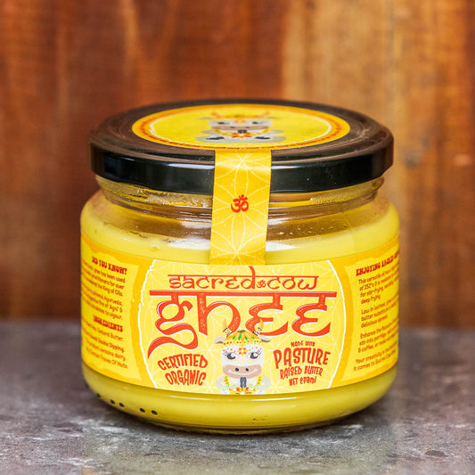 Sacred Cow Organic Ghee 270mL, Naturally Rich In Vitamins & Essential Fatty Acids