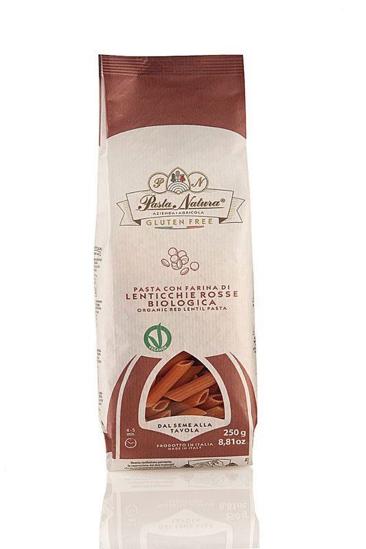 Pasta Natura Organic Buckwheat Penne Pasta 250g, Gluten Free & 100% Buckwheat