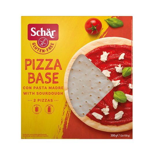 Schär Gluten Free Pizza Base 2×150g, Made with Sourdough