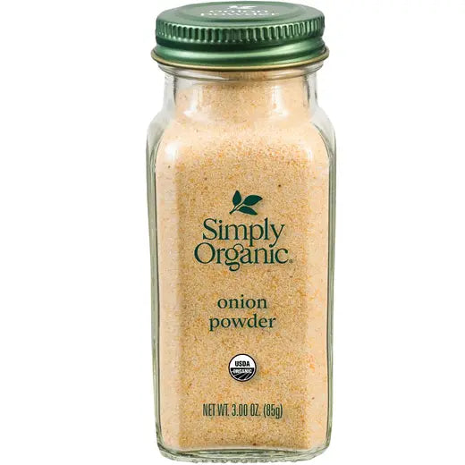 Simply Organic Onion Powder 85g, Glass Jar & Certified Organic