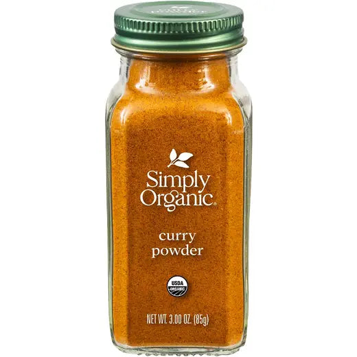 Simply Organic Curry Powder 85g, Glass Jar & Certified Organic