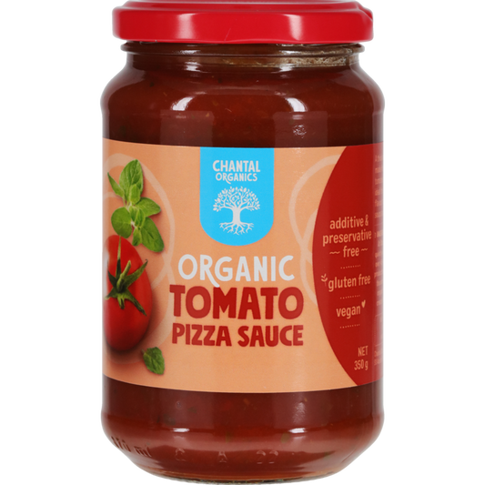 Chantal Organics Organic Tomato Pizza Sauce 350g, A Thick & Spreadable Sauce