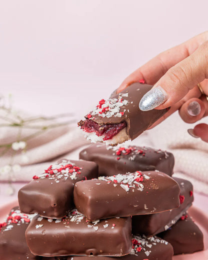 Crumble Charms Raspberry Ripe Bar 110g, With A Rich Coconut Base; Contains 2 Bars
