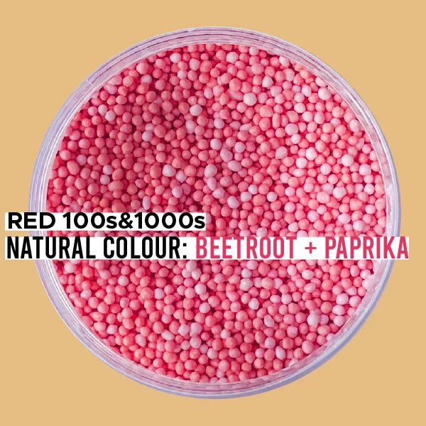 Hopper Gluten Free Natural Red 100's & 1000's 100g, No Artificial Colours Or Flavours | Note #Looks More Pink Than Red!