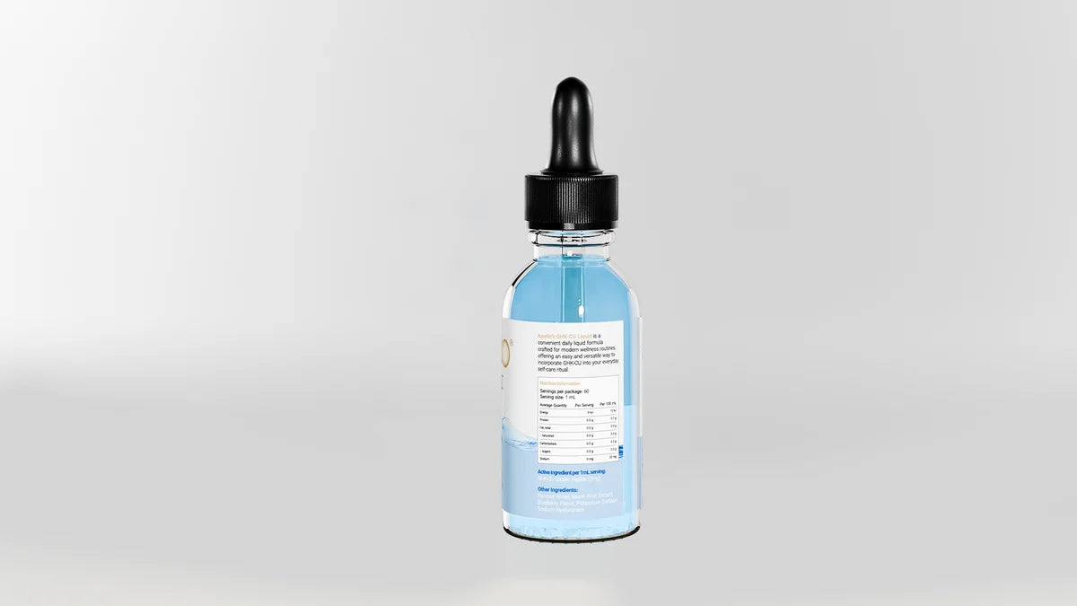 Apollo GHK-CU Edible Liquid 60mL, Copper Peptide Blueberry Flavour