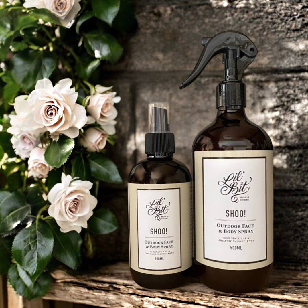 Lil' Bit Better Shoo! Natural Insect Protection Spray 250mL, Safe For Children & Babies