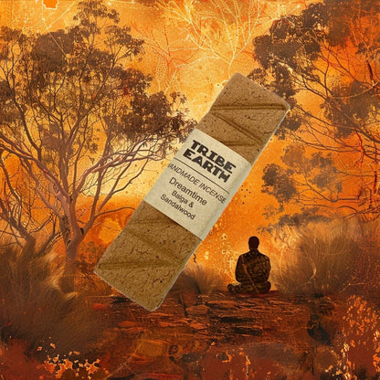 Tribe Earth Dreamtime Incense Plank | 10 Triangles Per Plank, With West Australian Sandalwood & Balga