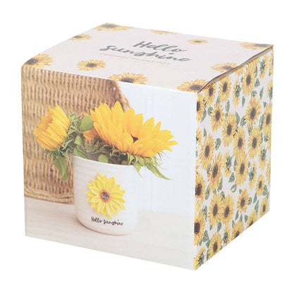 Hello Sunshine 3D Sunflower Plant Pot, Brighten Up Your Space