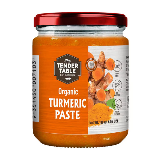 The Tender Table Organic Turmeric Paste 130g, Easy To Use & Delicious