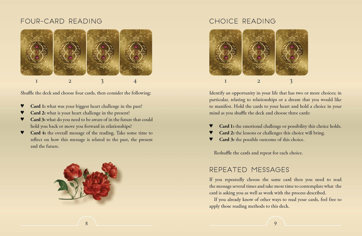 Inna Segal Healing Heart Oracle, Love Letters To Your Soul | Includes 36 Cards & A Guidebook