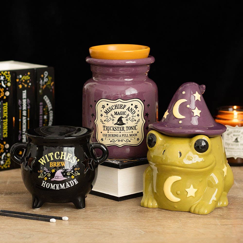 Mischief & Magic Potion Bottle Ceramic Oil Burner & Wax Warmer, For A Mystical Atmosphere