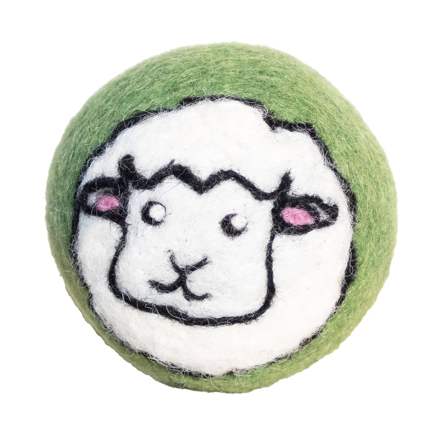 Eco Max Hand Felted Wool Dryer Ball, Sheep Design; Reduces Drying Time By 25%