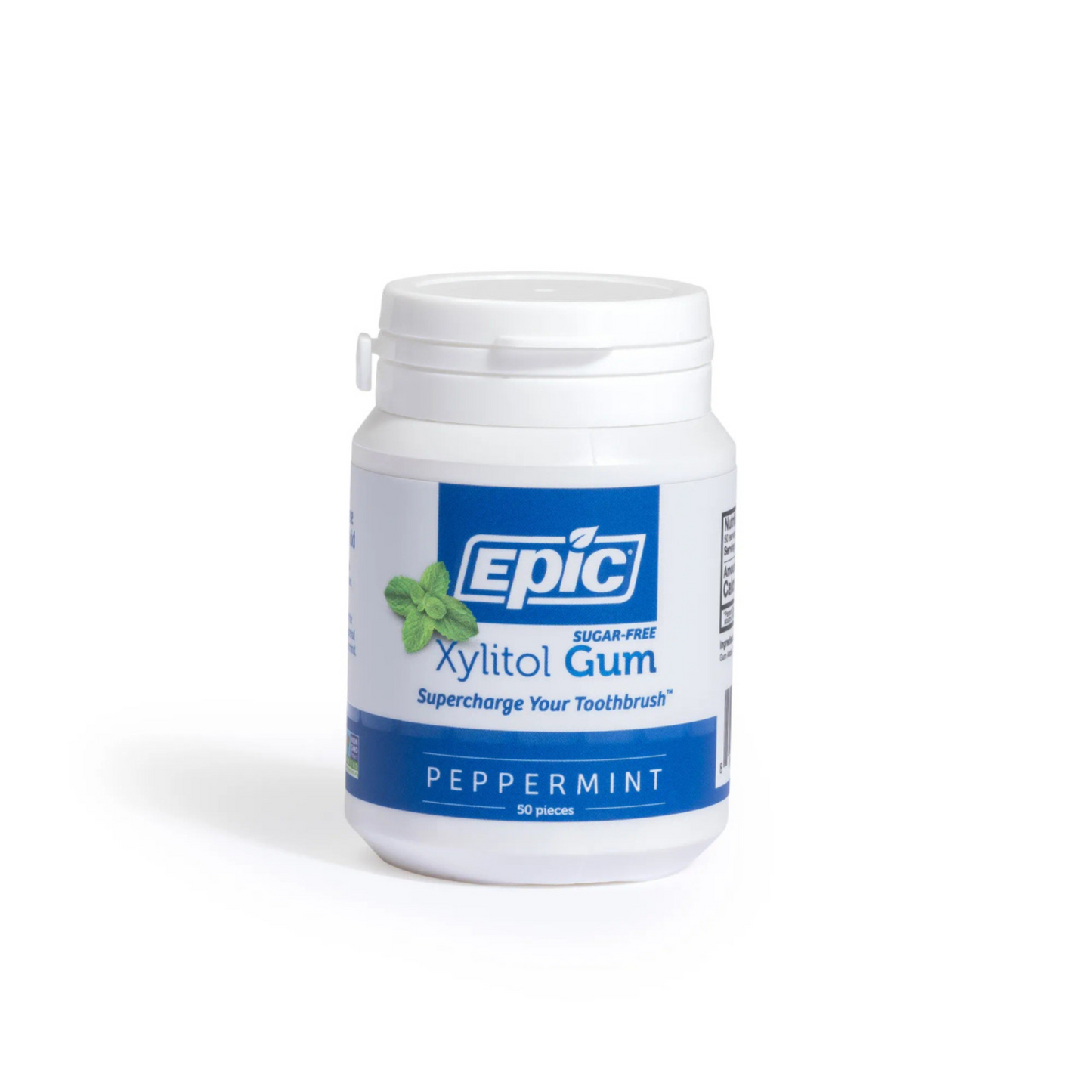 Epic Xylitol Chewing Gum 50 Pack, Peppermint Flavour